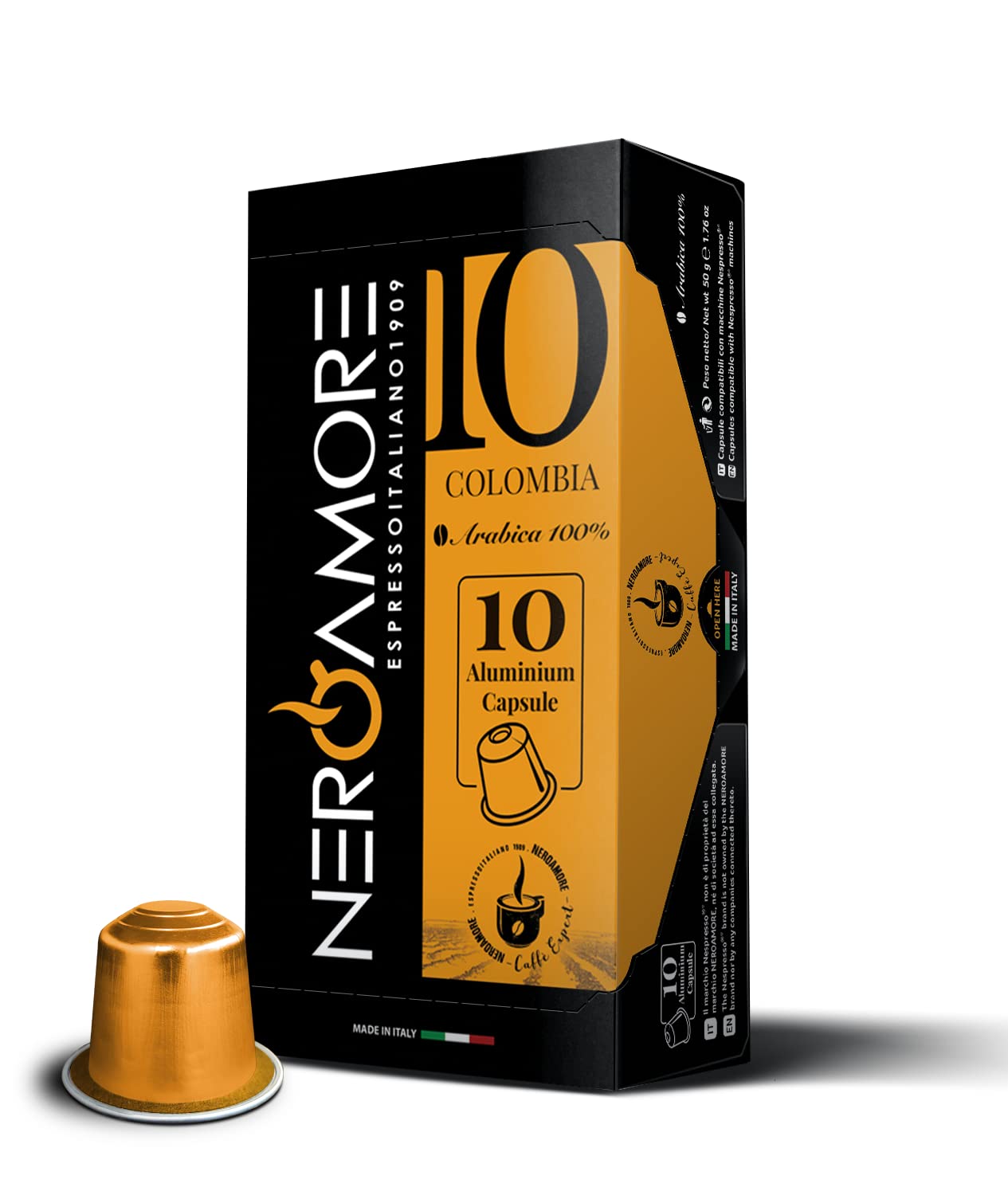 Nespresso Original Coffee 10 Capsules Colombia